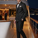 Carbon Prism - Black Jacquard & Diamond 2-Piece Tuxedo Set