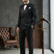 Carbon Prism - Black Jacquard & Diamond 2-Piece Tuxedo Set