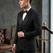 Carbon Prism - Black Jacquard & Diamond 2-Piece Tuxedo Set