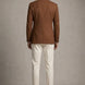 Brown Echelon brown double-breasted crest-button blazer - product image 9