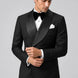 Vanta Poise - Black Double-Breasted Shawl Collar Tuxedo
