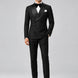 Vanta Poise - Black Double-Breasted Shawl Collar Tuxedo