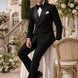 Vanta Poise - Black Double-Breasted Shawl Collar Tuxedo