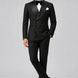 Vanta Poise - Black Double-Breasted Shawl Collar Tuxedo