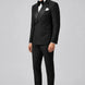 Vanta Poise - Black Double-Breasted Shawl Collar Tuxedo