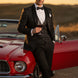 Onyx Opus - Black Jacquard 3-Piece Tuxedo