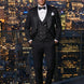 Onyx Opus - Black Jacquard 3-Piece Tuxedo