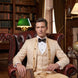 Amber Mirage - Champagne Paisley Jacquard 3-Piece Tuxedo