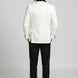 Regent Emblem - White & Black Jacquard Shawl 3-Piece Tuxedo