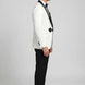 Regent Emblem - White & Black Jacquard Shawl 3-Piece Tuxedo