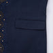 Stellar Nebula - Navy & Gold Crystal Shawl 3-Piece Tuxedo