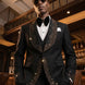 Astro Nebula - Black Crystal Shawl Tuxedo 3-Piece Tuxedo Set