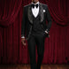 Astro Nebula - Black Crystal Shawl Tuxedo 3-Piece Tuxedo Set