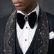Astro Nebula - Black Crystal Shawl Tuxedo 3-Piece Tuxedo Set