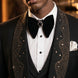Astro Nebula - Black Crystal Shawl Tuxedo 3-Piece Tuxedo Set