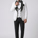 Lunar Nebula - White Crystal Shawl 3-Piece Tuxedo