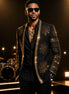 Aten Pharaoh - Black & Gold Sunburst Crystal Dinner Jacket
