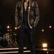 Aten Pharaoh - Black & Gold Sunburst Crystal Dinner Jacket