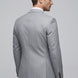 Sterling Pinstripe - Light Grey Textured 3-Piece Suit - Nevo Suits