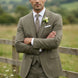 Olive Green Notched Lapel 3-Piece Suit by Nevo Suit - image 11