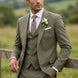 Olive Green Notched Lapel 3-Piece Suit by Nevo Suit - image 10