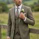 Olive Green Notched Lapel 3-Piece Suit by Nevo Suit - image 09