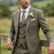 Olive Green Notched Lapel 3-Piece Suit by Nevo Suit - image 06