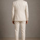 Sandstone Keystone - Ivory Beige Textured 3-Piece Suit