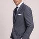 Cinder Axis slate blue side-slit 3-piece suit