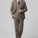 Man wearing The Sandstone Tweed coffee brown 3-piece suit with sunglasses - Nevo Suits