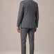 Pewter Meridian - Grey Windowpane 3-Piece Suit Set