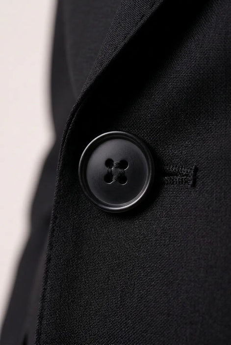 Caviar Crownline - Black Double-Breasted 2-Piece Suit