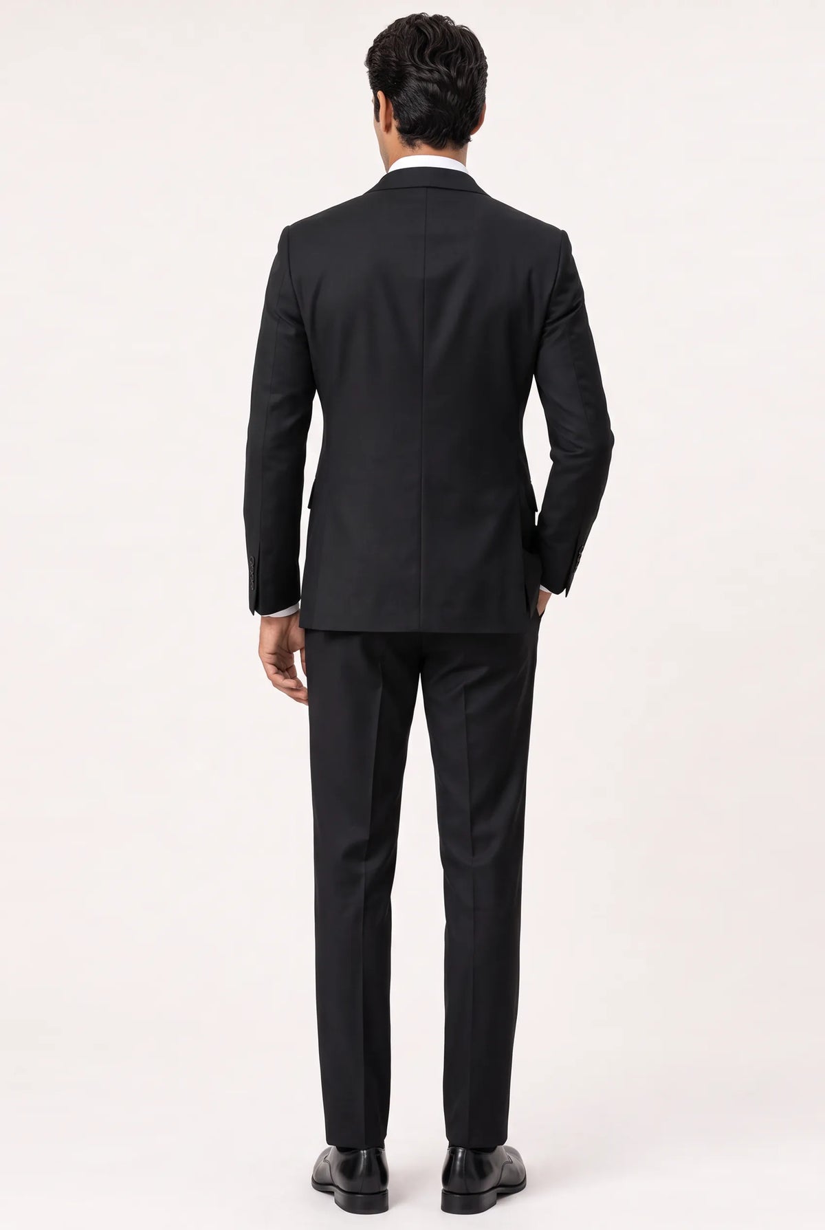 Caviar Crownline - Black Double-Breasted 2-Piece Suit