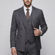 Sienna Citadel - Charcoal Double-Breasted 3-Piece Suit