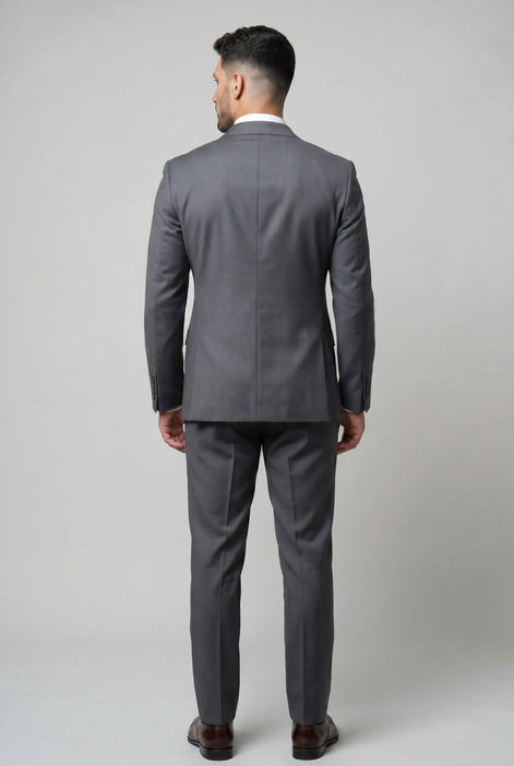 Sienna Citadel - Charcoal Double-Breasted 3-Piece Suit