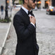 Caviar Crownline - Black Double-Breasted 2-Piece Suit
