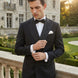 Caviar Crownline - Black Double-Breasted 2-Piece Suit