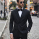 Caviar Crownline - Black Double-Breasted 2-Piece Suit