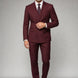 Claret Crownline - Burgundy Double-Breasted 2-Piece Suit