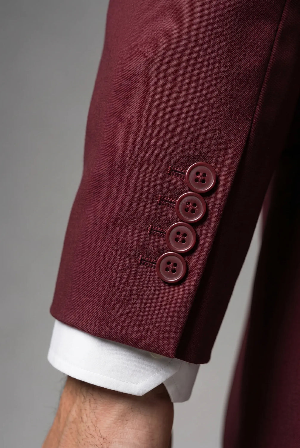 Claret Crownline - Burgundy Double-Breasted 2-Piece Suit - product image 15 | Nevo Suit
