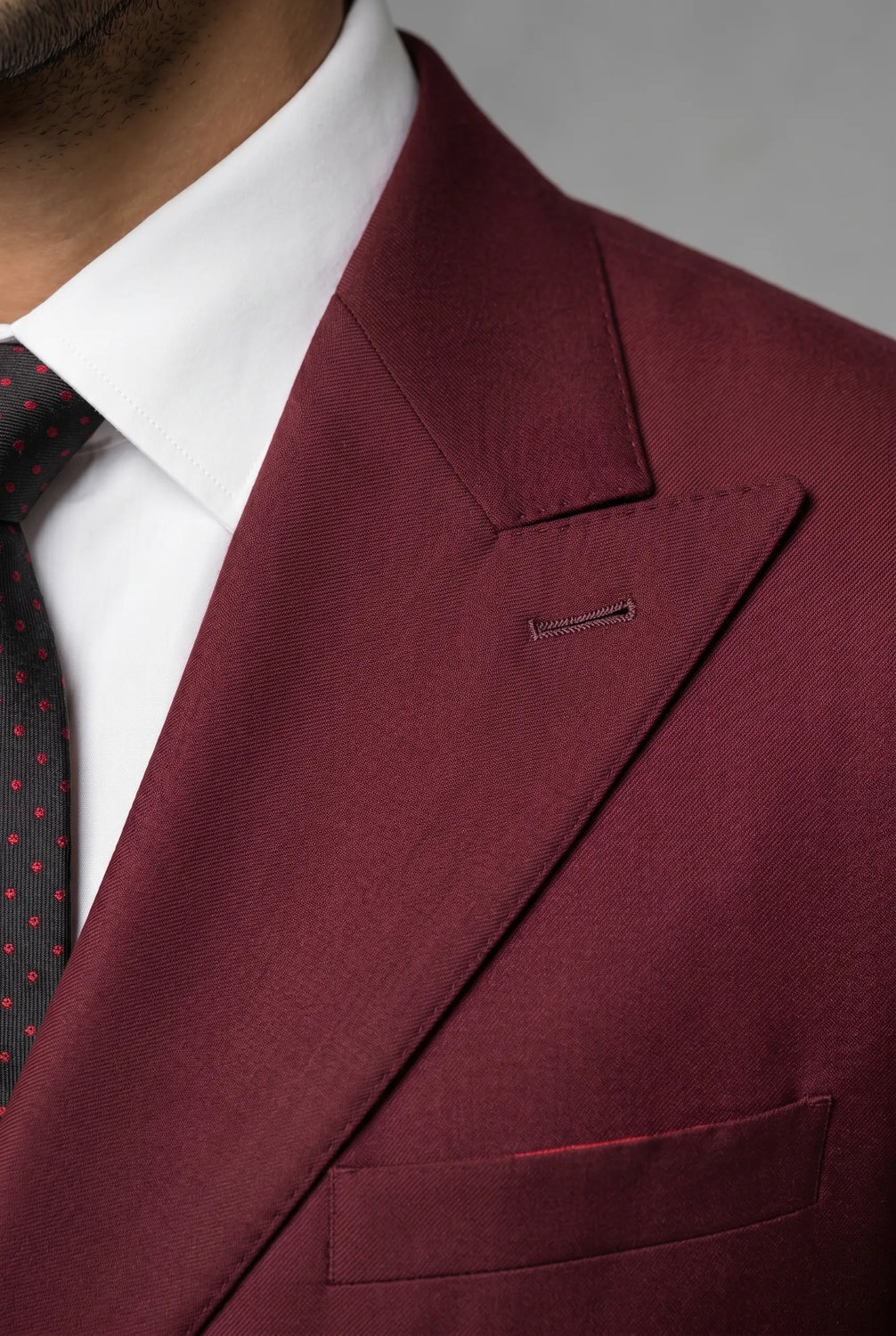 Claret Crownline - Burgundy Double-Breasted 2-Piece Suit - product image 14 | Nevo Suit