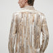 Saffron Note - Patterned Gold Mercerized Cotton Shirt