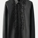 Elegant Sewing Hand Beaded Men's Shirt