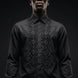 Elegant Sewing Hand Beaded Men's Shirt