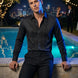 Elegant Sewing Hand Beaded Men's Shirt