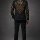 Diadem Pharaoh - Black & Gold Crown Crystal Dinner Jacket