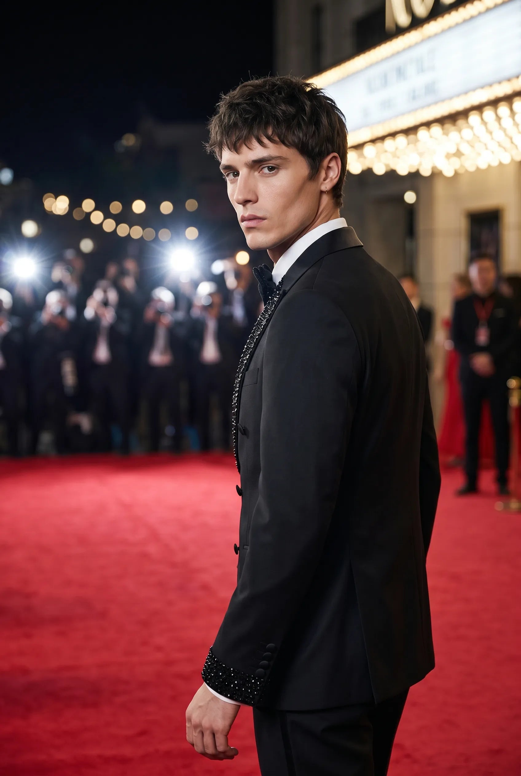 Umbra Paragon - Black Crystal Double-Breasted Tuxedo