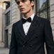 Umbra Paragon - Black Crystal Double-Breasted Tuxedo