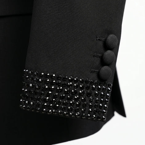 Umbra Paragon - Black Crystal Double-Breasted Tuxedo