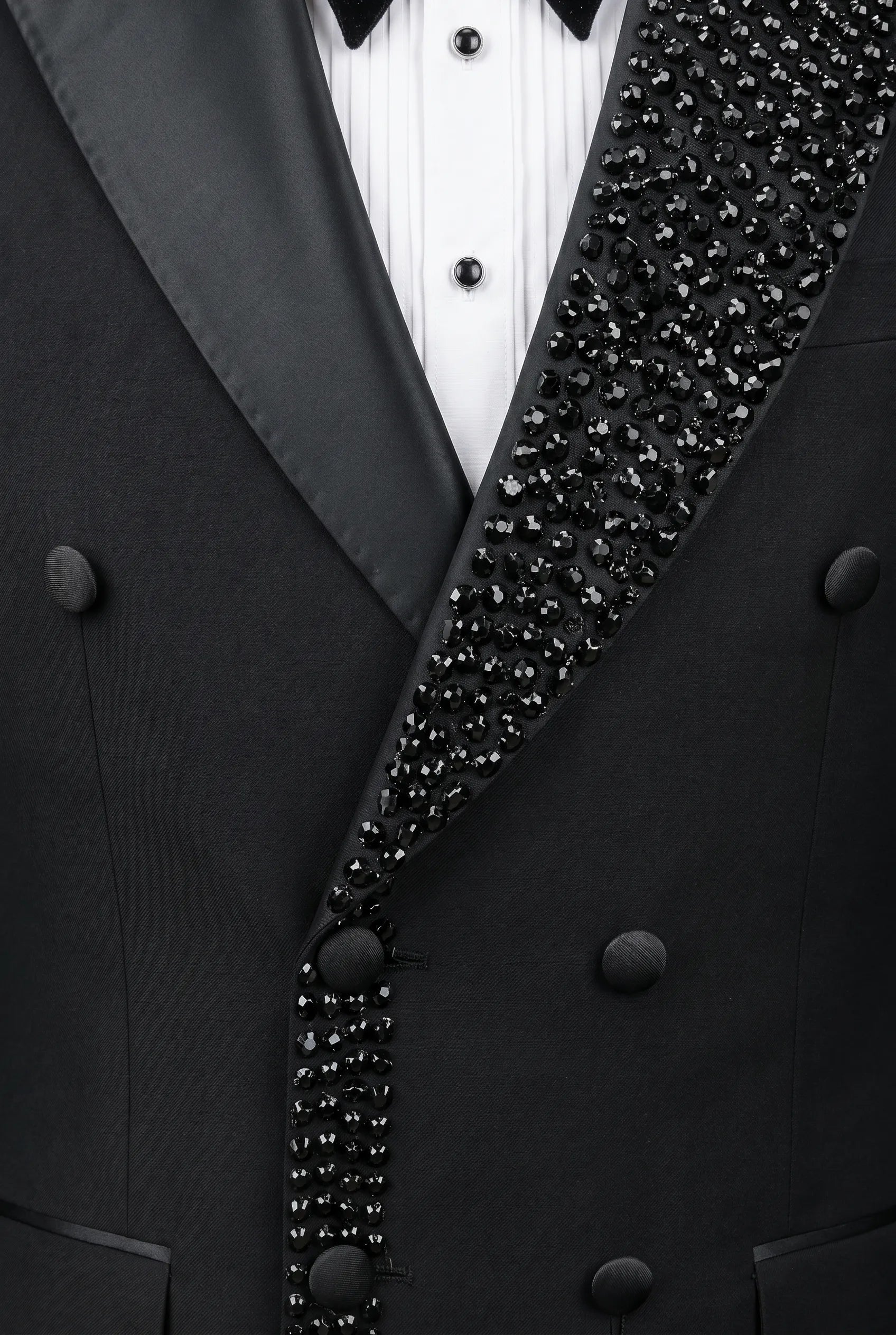 Umbra Paragon - Black Crystal Double-Breasted Tuxedo